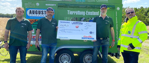 Lausitzer Natürliches Mineralwasser Spendenaktion