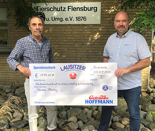 Lausitzer Natürliches Mineralwasser Spendenaktion