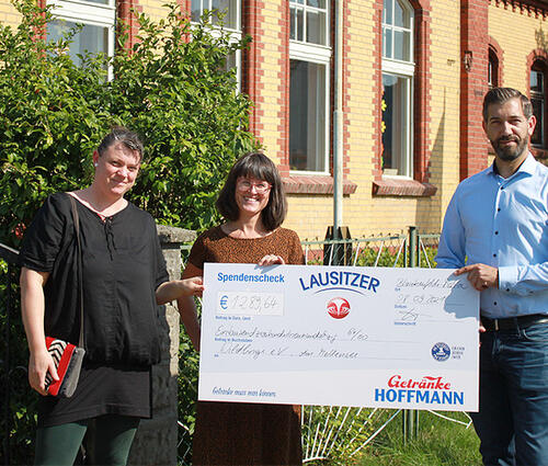 Lausitzer Natürliches Mineralwasser Spendenaktion