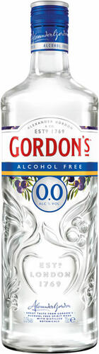 100 % GORDON’S. 0,0 % Alkohol.