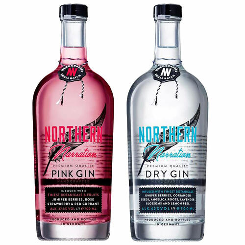 Northern Narration ist in diesen zwei Sorten bei Getränke Hoffmann verfügbar.