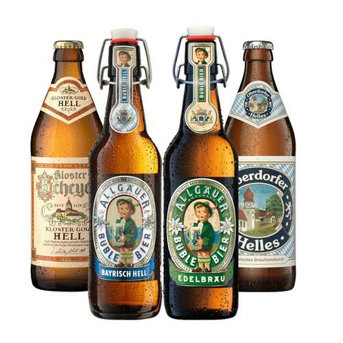 Quartett der Hellen bei Getränke Hoffmann