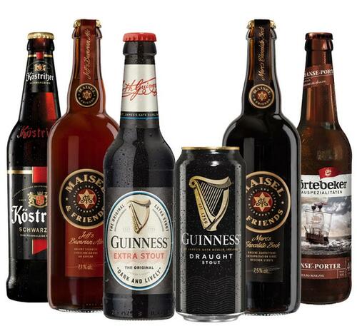 Zu dunklen Biersorten wie diesen, passen gut dunkle Schokoladensorten mit einem hohen Kakaoanteil.