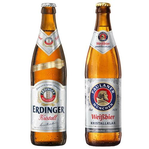 Weißbiere wie diese passen aufgrund ihrer Süße und Cremigkeit gut zu milden Schokoladensorten.