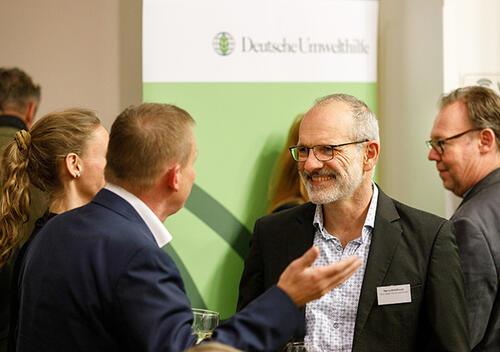 Nach der Preisvergabe gab es einen regen Austausch zum Thema Nachhaltigkeit