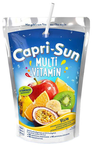 Capri-Sun in der Sorte Multivitamin