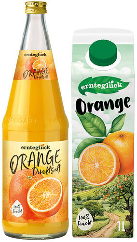 Ernteglück Orangensaft