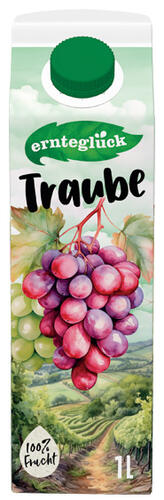 Ernteglück Traubensaft