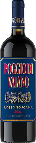 Eine 0,75L Flasche Rosso der Marke Poggio di Vaiano