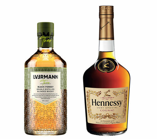 EVERMANN Theo Blended Whisky und Hennessy Very Special Cognac