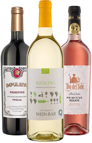Einige unserer exklusiven Weine bei Getränke Hoffmann - komm vorbei und stöbere durch unser Sortiment