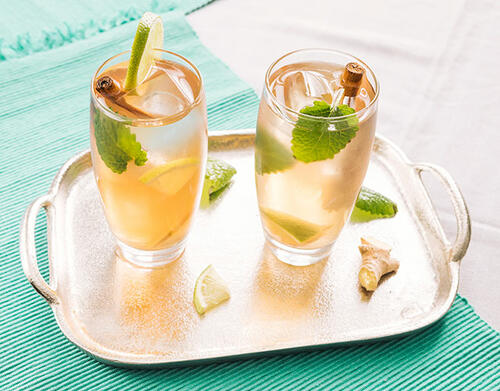 Cocktailidee mit TULLAMORE DEW serviert mit Ginger Ale oder Ginger Beer