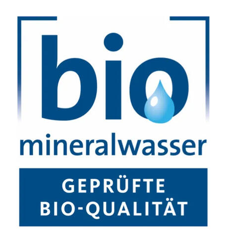 VILSA Medium ist mit dem Bio-Mineralwasser-Siegel ausgezeichnet