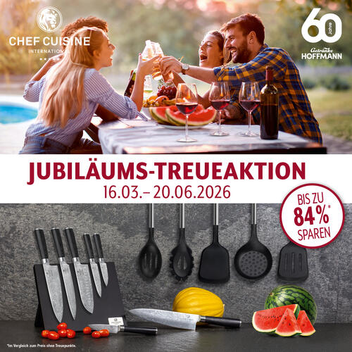 Treueaktion Küchenartikel mit CHEF CUISINE