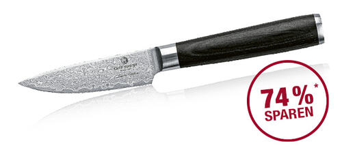 Damast Schäl- und Garniermesser von CHEF CUISINE bei der GH Treueaktion Küchenartikel