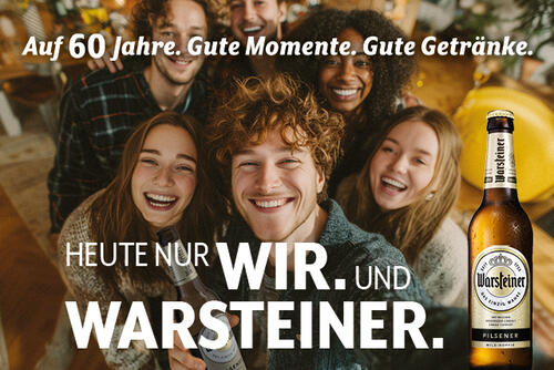 60 Jahre Getränke Hoffmann - Warsteiner Premium Pilsener