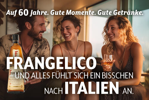 60 Jahre Getränke Hoffmann - Frangelico Haselnusslikör