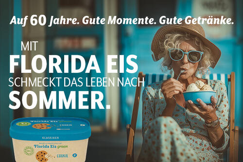 60 Jahre Getränke Hoffmann - Florida Eis Cookie