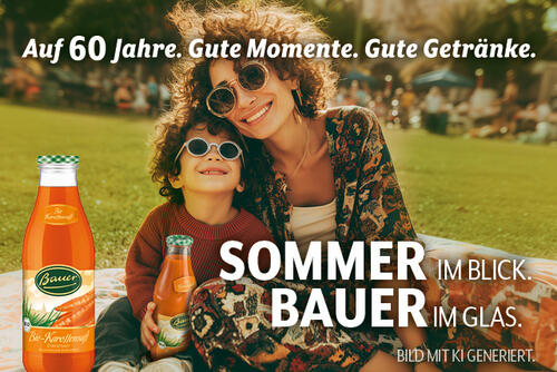 60 Jahre Getränke Hoffmann - Bauer Bio-Karottensaft