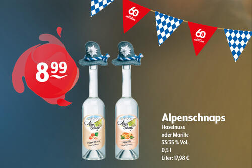 Dein Oktoberfest für Zuhause - Alpenschnaps