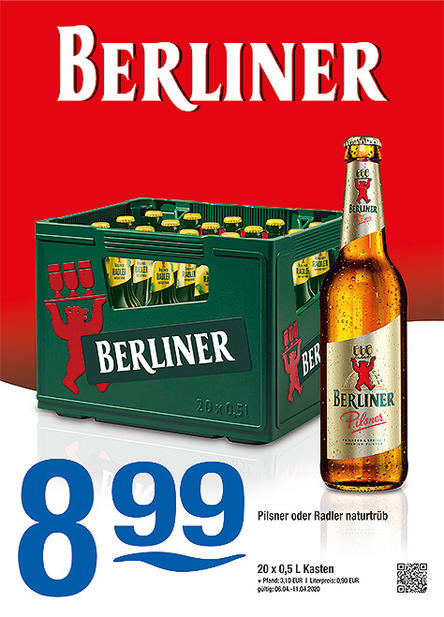 Berliner Pilsner & Radler naturtrüb