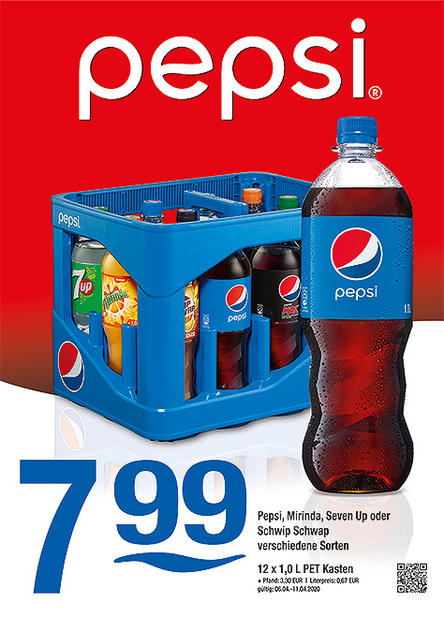 Pepsi, Mirinda, Seven Up & Schwip Schwap