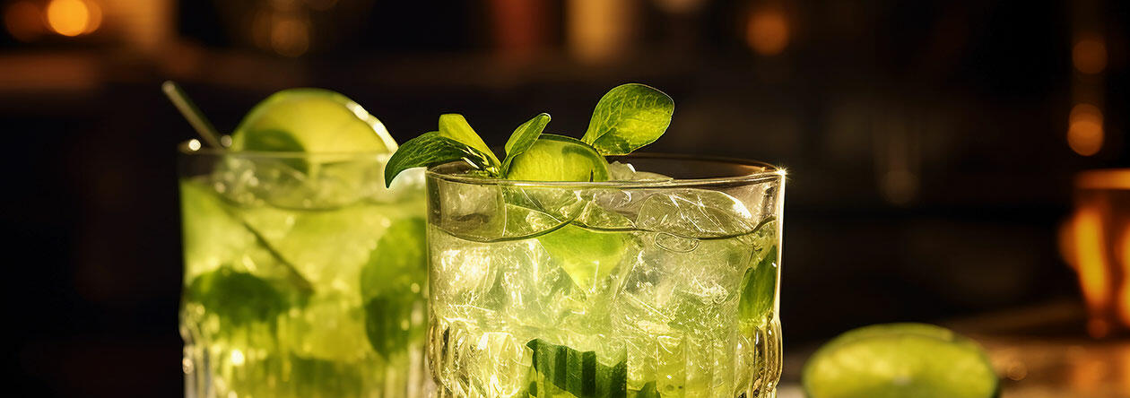 Wer an Silvester nicht zu lange Barkeeper spielen will, der ist mit der Bowle gut bedient. Daran kann sich jeder Gast selbst bedienen.