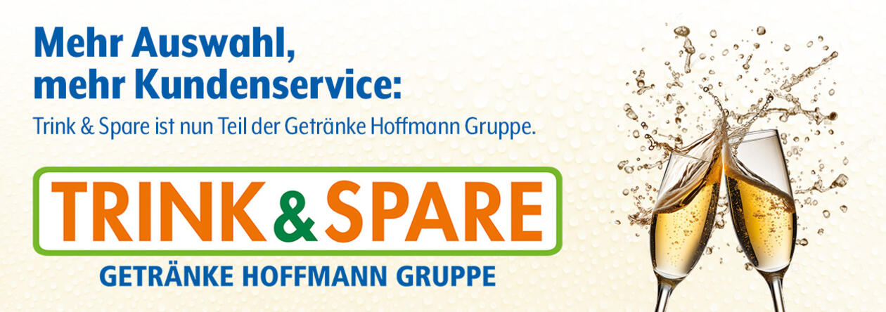 Trink & Spare gehört zur Getränke Hoffmann Gruppe
