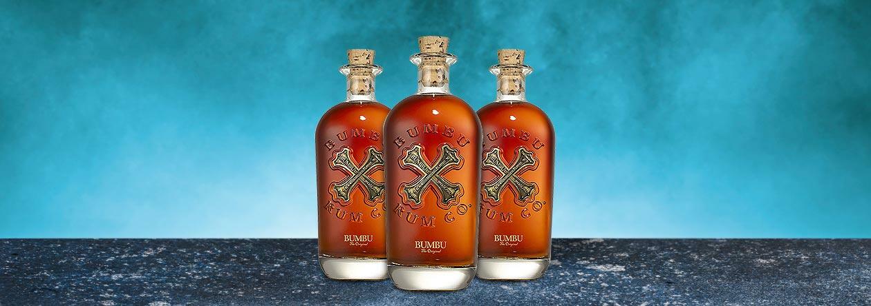 Flaschen des BUMBU The Original Rum – tolle Optik, toller Geschmack