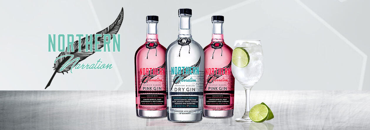 Northern Narration Dry Gin &amp; Pink Gin