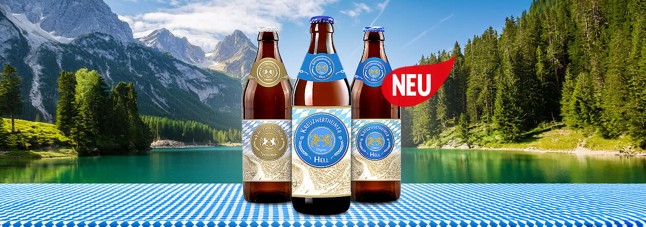Kreuzwertheimer Hell oder Weißbier