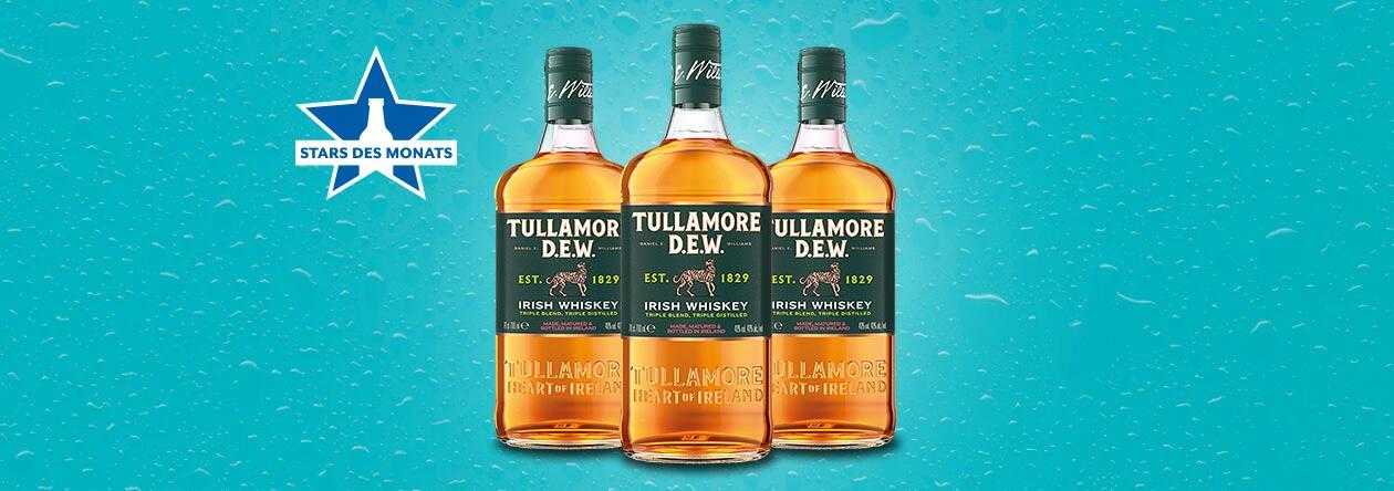 Flaschen von TULLAMORE DEW der GH Aktion Stars des Monats