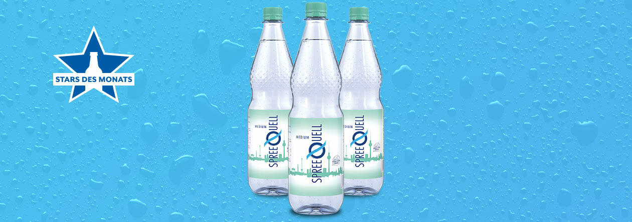 Wasserflaschen von SPREEQUELL bei der GH Aktion Stars des Monats