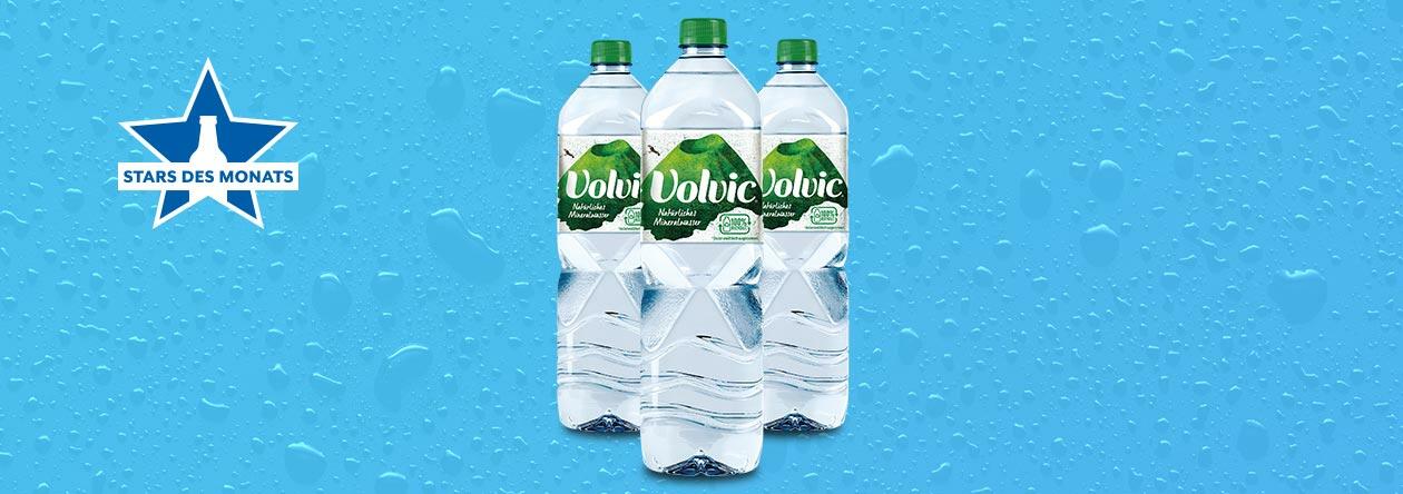 1,5-Literflaschen von Volvic Naturelle bei der GH Aktion Stars des Monats