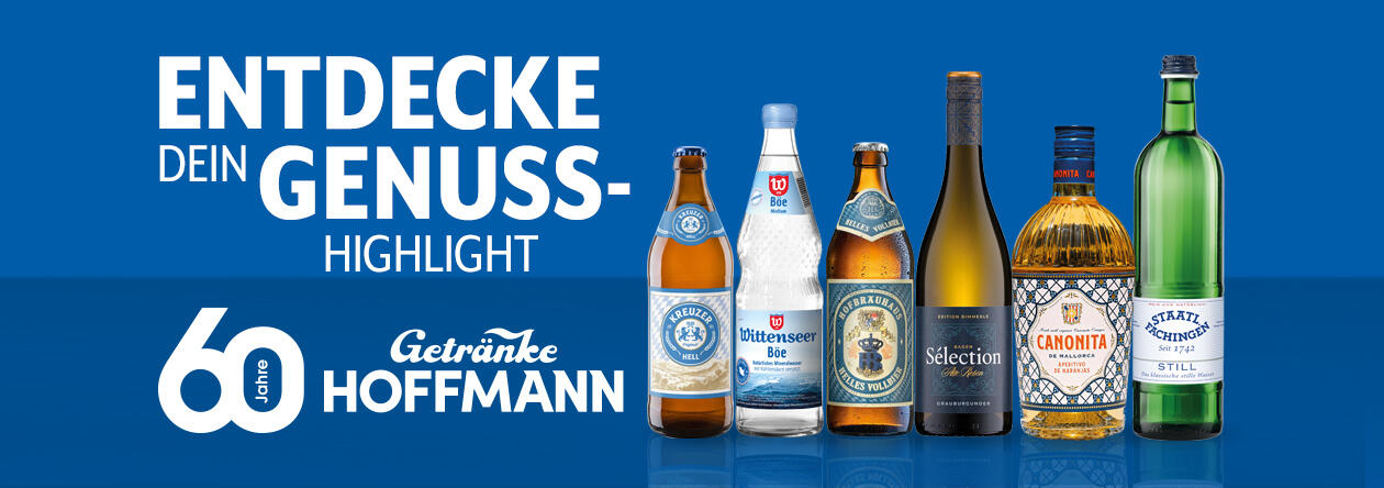 60 Jahre Getränke Hoffmann - September-Highlights