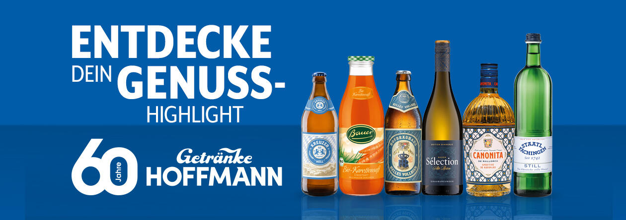 60 Jahre Getränke Hoffmann - September Genuss-Highlights
