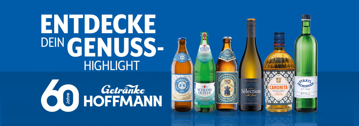 60 Jahre Getränke Hoffmann - wir feiern!