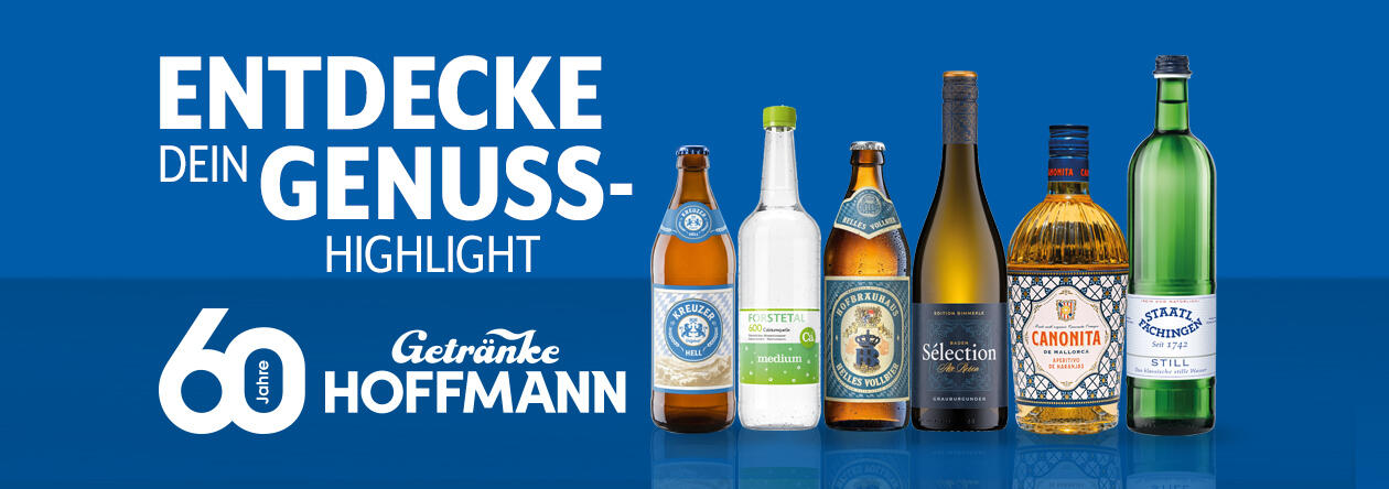60 Jahre Getränke Hoffmann - Genuss-Highlight