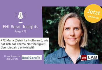 Maria Blume spricht im Podcast über Nachhaltigkeit.