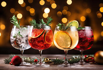 Festliche Cocktailideen mit und ohne Alkohol von Getränke Hoffmann