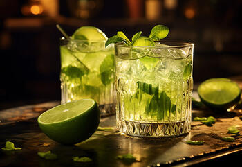 Wer an Party-Tag nicht zu lange Barkeeper spielen will, der ist mit der Bowle gut bedient. Daran kann sich jeder Gast selbst bedienen.