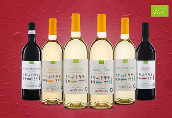 Flaschen von HOFFMANS Wein:Bar