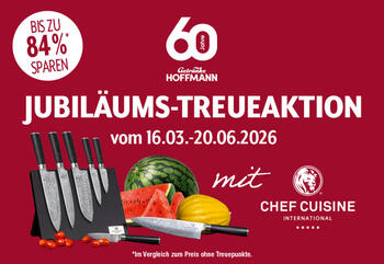 Treueaktion Küchenartikel mit CHEF CUISINE
