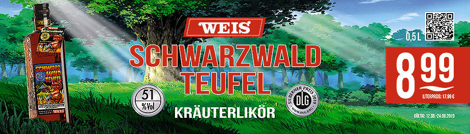 Weis Schwarzwaldteufel Kräuterlikör
