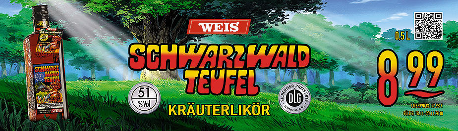 Weis Schwarzwaldteufel Kräuterlikör